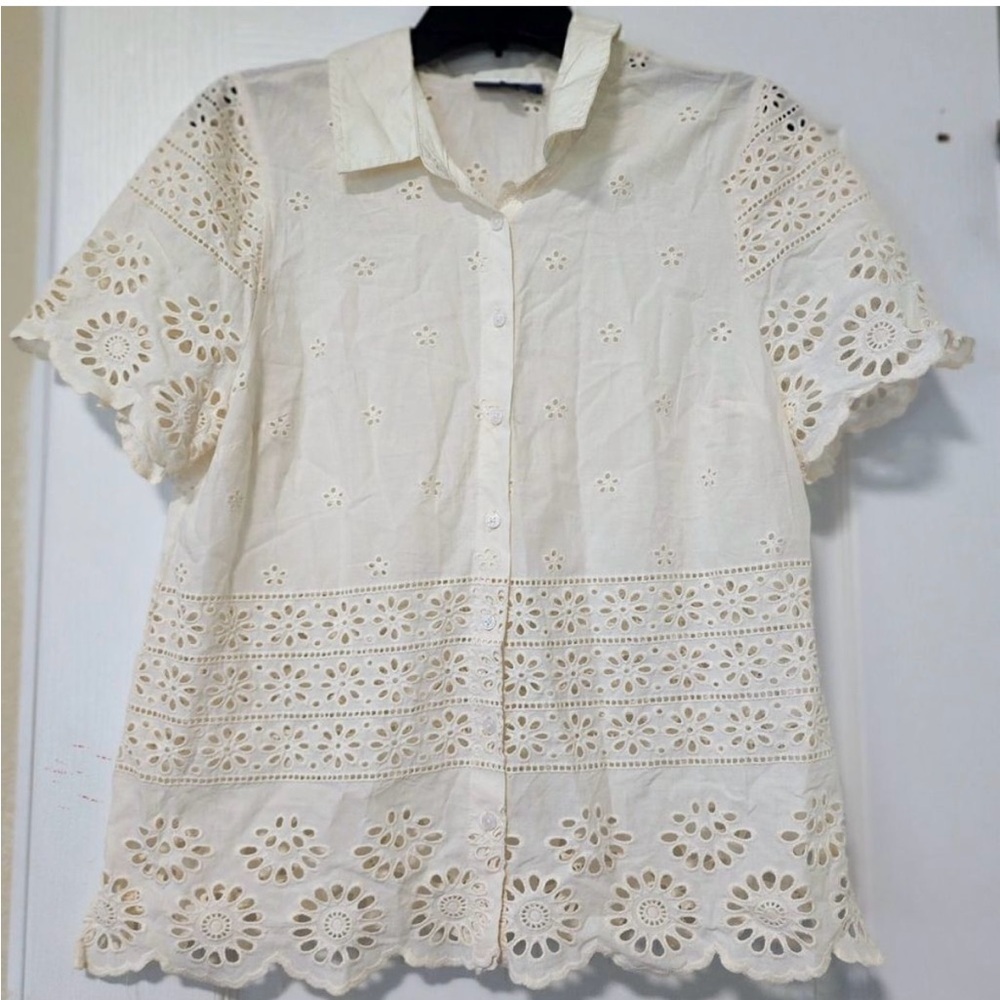 Off-white Modcloth Success Eyelet top L